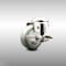 Service Caster 3 Inch 316SS Gray Polyurethane Wheel Swivel Bolt Hole Caster with Brake SCC SCC-SS316BH20S314-PPUB-TLB - alternate 1